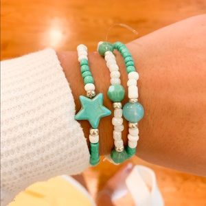 Jewelry - Turquoise beach bracelet trio☀️🌊🌈 Jewelry - Turquoise beach bracelet trio☀️🌊🌈